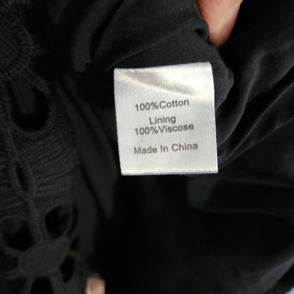 NWT Tuckernuck Noir Eyelet Hutton Dress - Picture 8 of 10